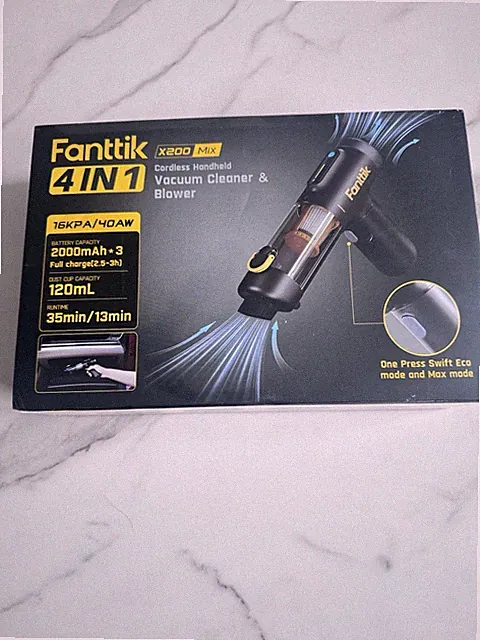 Fanttik X200 Cordless Handheld Vacuum Cleaner And Blower