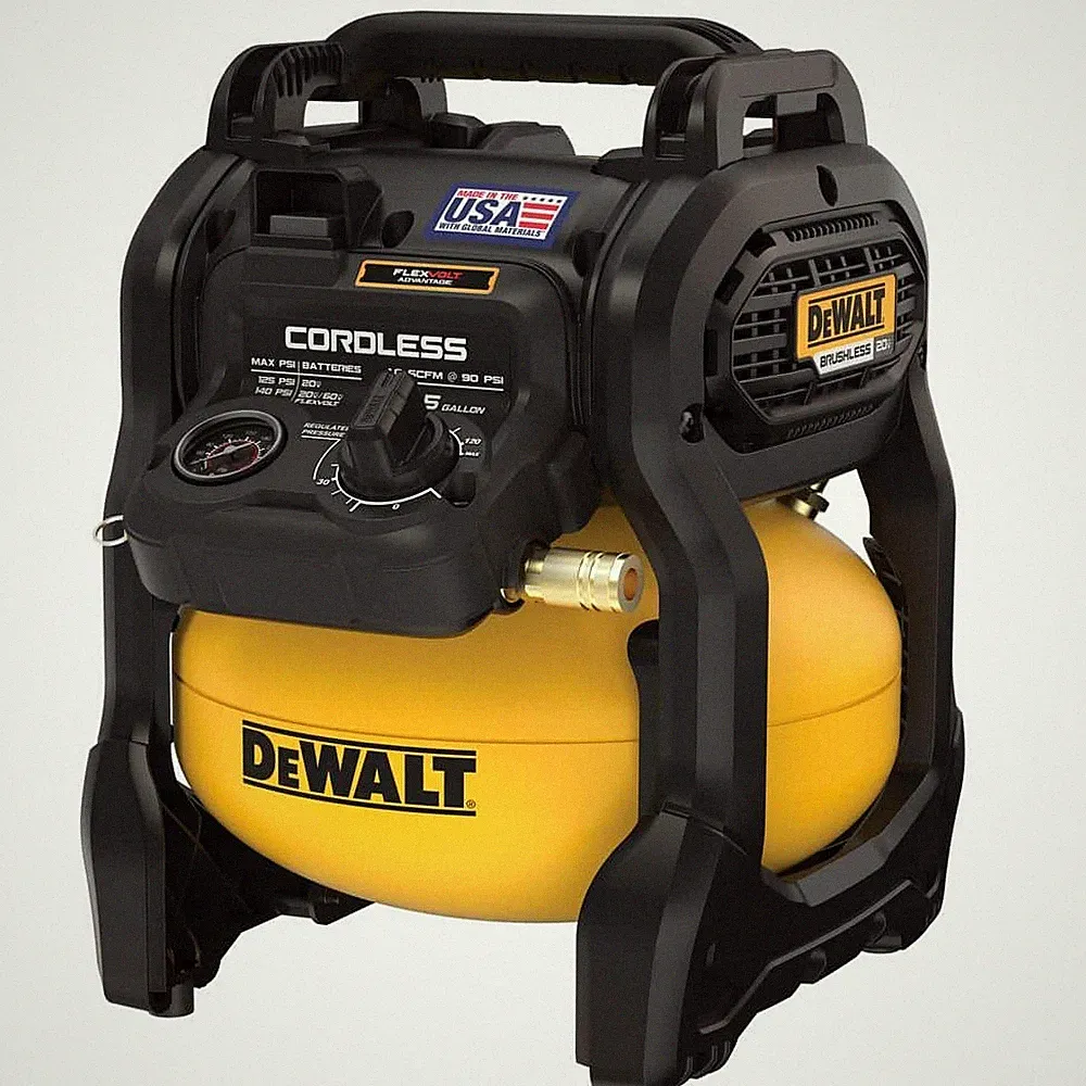 Pancake Air Compressor 2.5 Gal. 140 PSI Portable Electric Roll Cage Tool Only